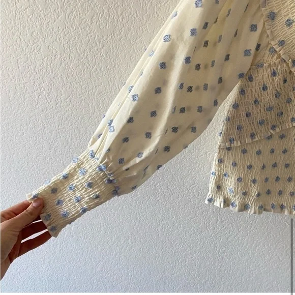 BB DAKOTA BY STEVE MADDEN Steve Madden Girl Talk Top In Ivory Size XS - Picture 6 of 7